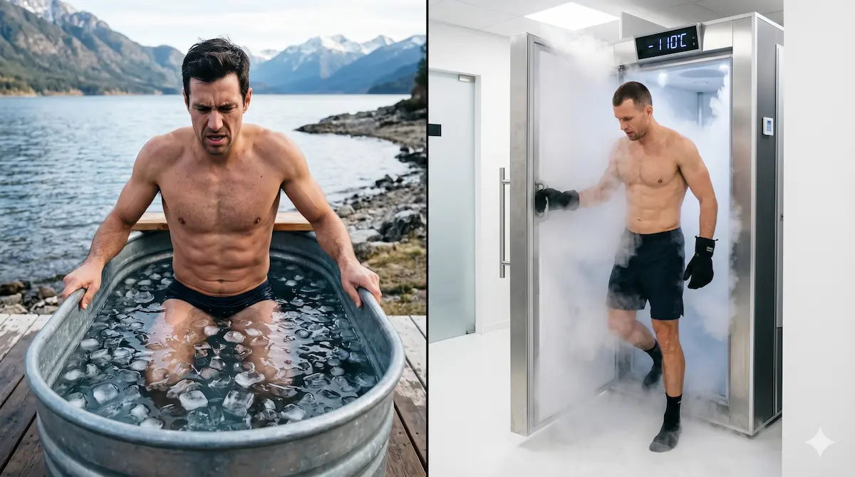 bain froid ou cryothérapie laquelle choisir récupération